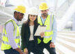 Experienced commercial construction superintendent leading an active jobsite, highlighting career growth and leadership opportunities in commercial construction.